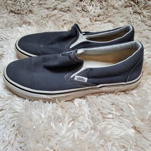 VANS slide on sneakers Grey size 7 women's